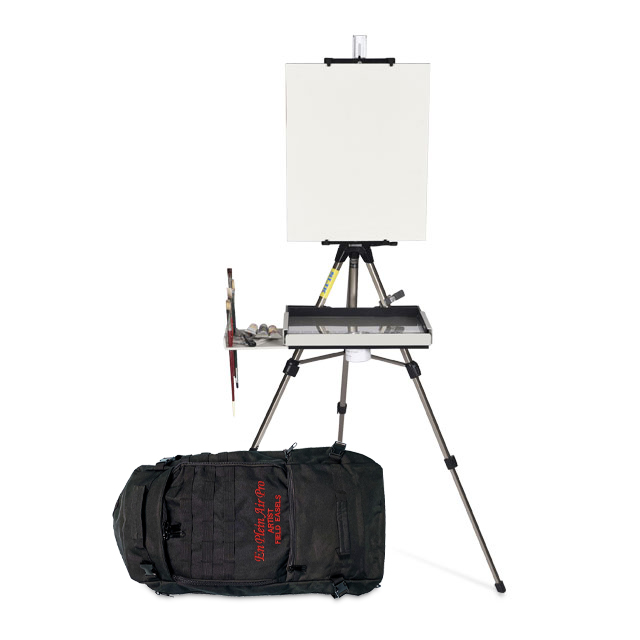 Art display easel with light  Art stand, Art easel, Black and