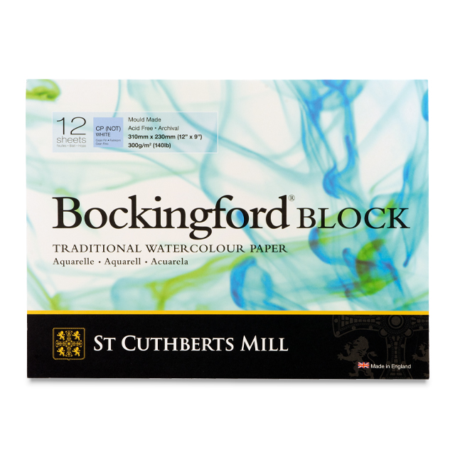 Bockingford Watercolor Block - 140 lb. Cold Press 9 x 12