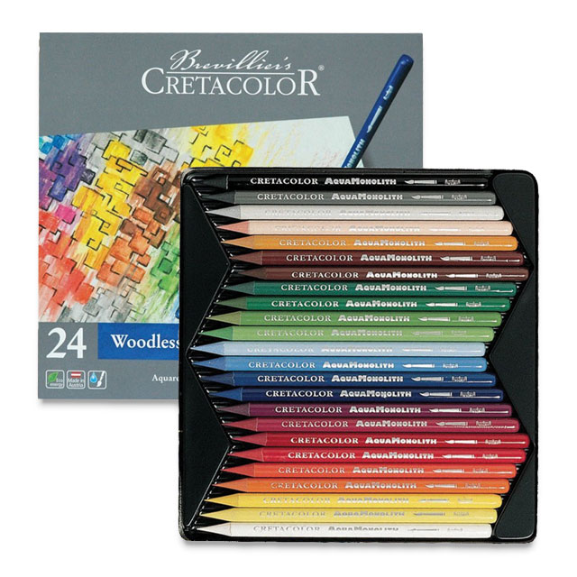 6 Pack: Cretacolor 6 Piece Drawing Oil Pencil Set with Tin