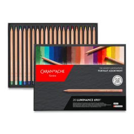 Caran d'Ache Luminance Colored Pencils - Portrait Colors, Set of 20