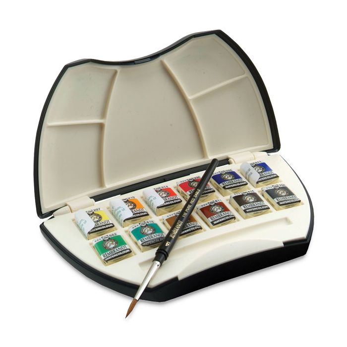 Artists' Watercolors, Luxury Pocket Box | Rembrandt - Cheap Joe's