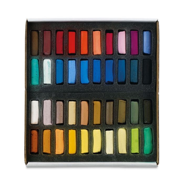Half Stick Set of 20 Assorted Colors Sennelier Soft Pastels 