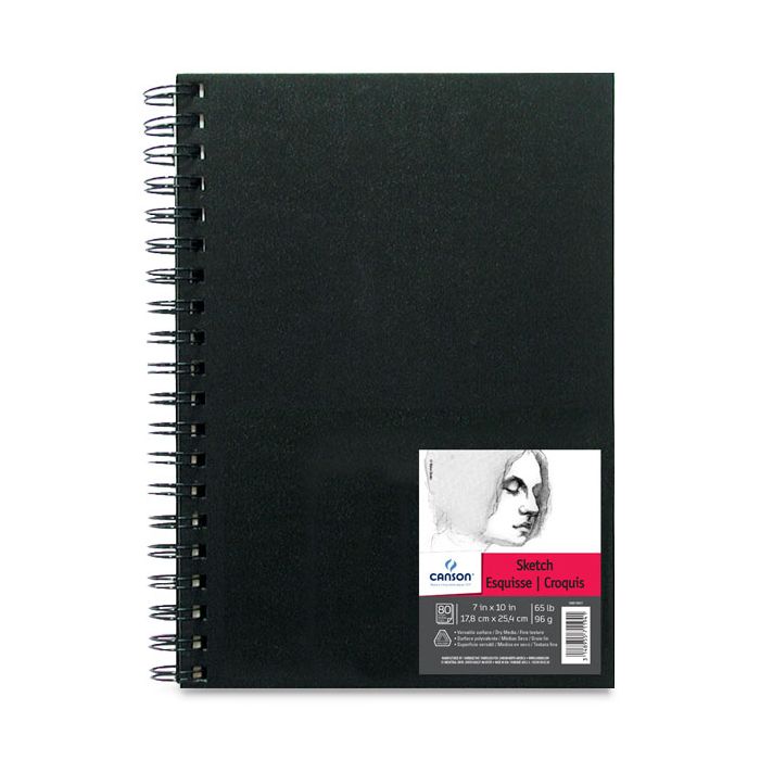 Side-Bound Sketchbook-Durable Quality Paper,#V,Blank Sheets£¬ 7 X 10 inches Sketchbook