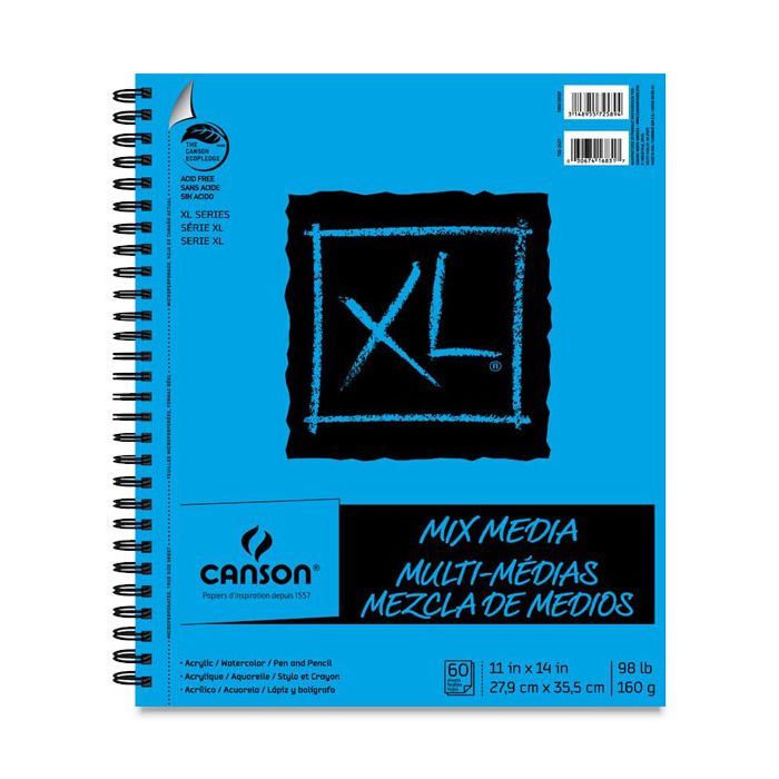 Wirebound Sketchbook Canson Size: 7 H x 5 W