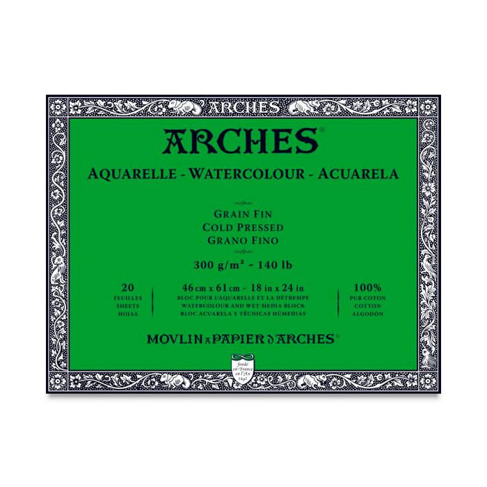 Arches Watercolor Block 140lb Cold Press 18x24
