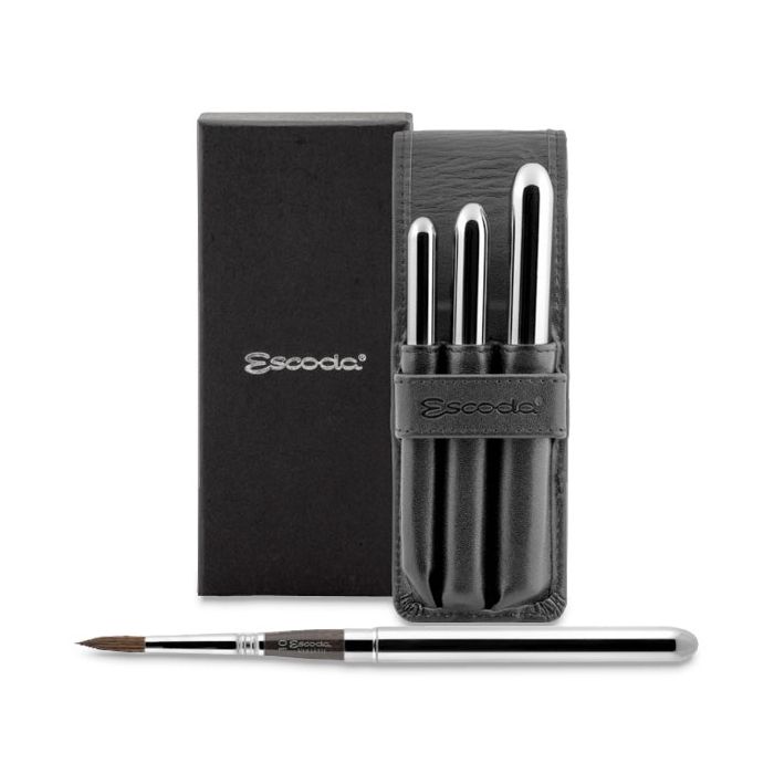 Escoda Versatil Brush - Pointed Round, Size 2/0, Short Handle