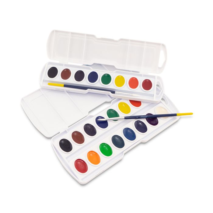 Sennelier : Watercolor Paint : Half Pan : Classic Metal Tin Set of 48