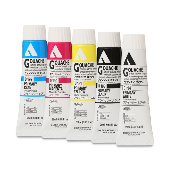 Chroma Acrylic Essential Set, Assorted Primary Colors