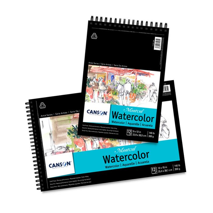Watercolor Pads, 5-1/2 x 8-1/2, Pack of 2
