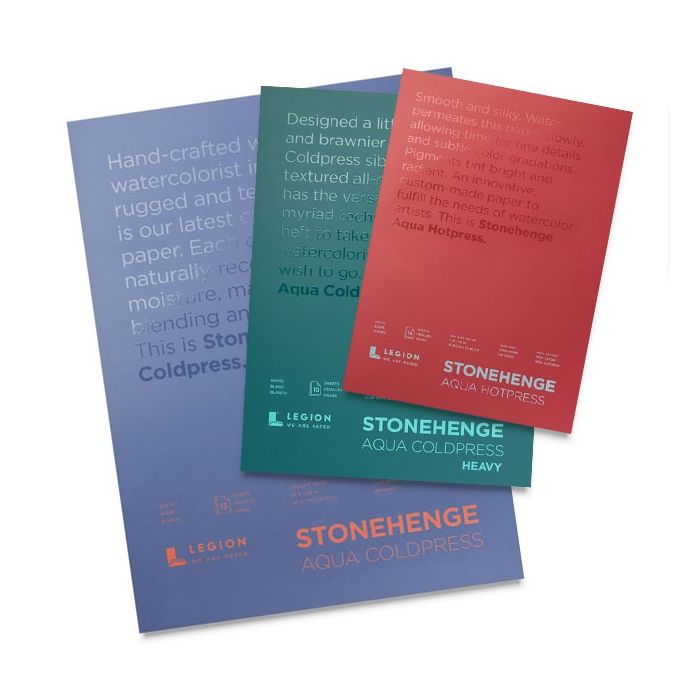  Stonehenge Aqua Black Watercolor Pads