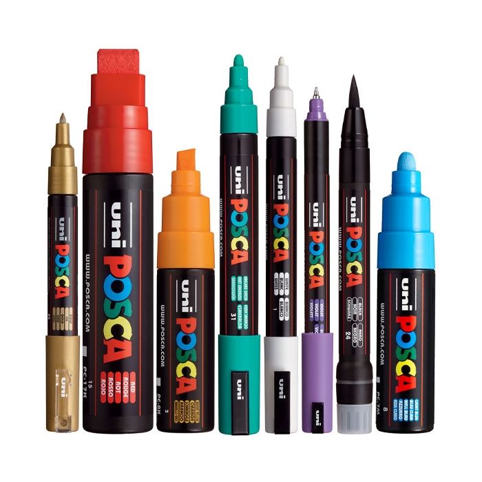 buy Posca - PC3M - Fine Tip Pen - Pastel, 8 pc online