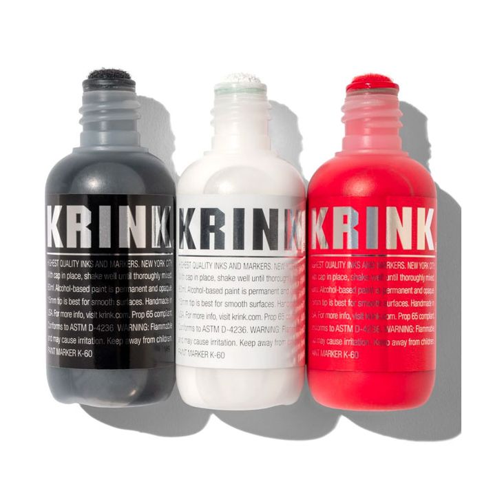 Krink 4-Piece Paint Marker Set / Silver