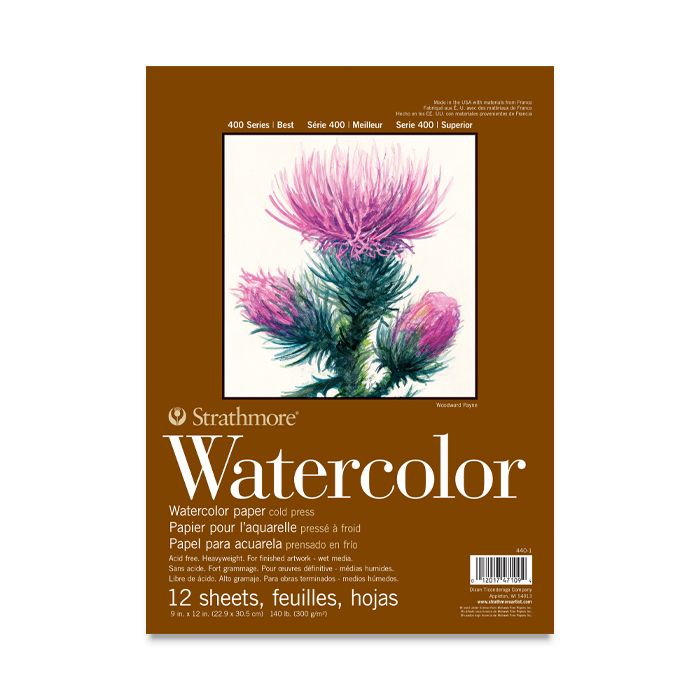 Strathmore 400 Series Watercolor Paper Pad 140lb