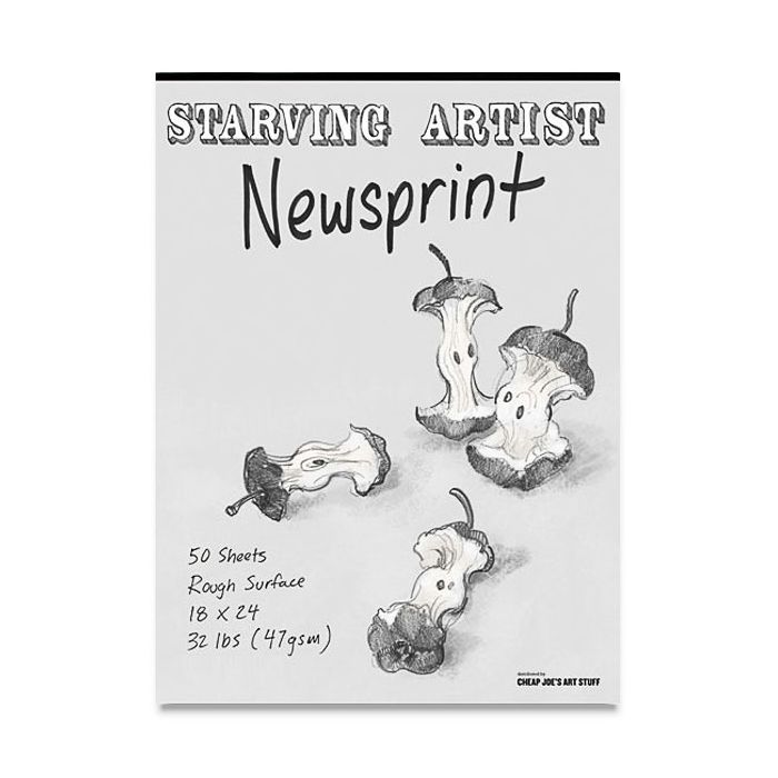 Starving Artist Newsprint Paper Pad - 18 x 24