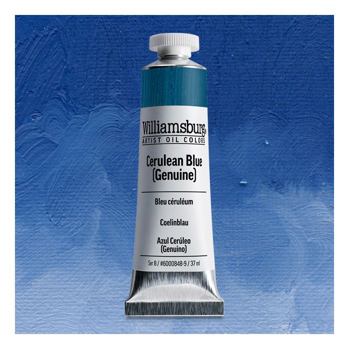 Handmade Oil Paint - Cerulean Blue Genuine