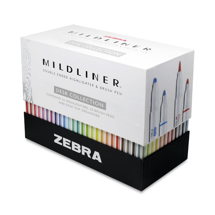 Mildliner Desktop Collection - Double Ended Pen Set of 50