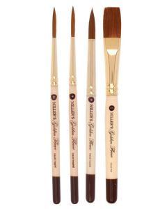 Golden Fleece Synthetic Travel Round Brush Set