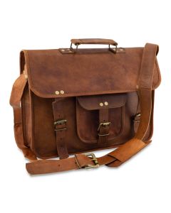 Leather Messenger Bag