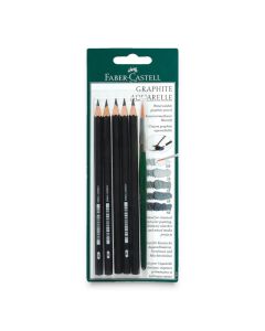 Faber-Castell Watersoluble Graphite Pencils, Set of 5