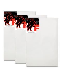 Red Label Cotton Canvas - 1-3/8" Gallery Profile, 24" x 36", Pkg of 3