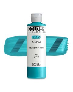 Golden Fluid Acrylic - Cobalt Teal, 8 oz.