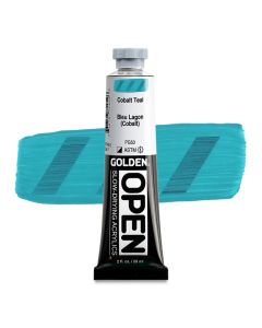 Golden Open Acrylic - Cobalt Teal, 2 oz. Tube