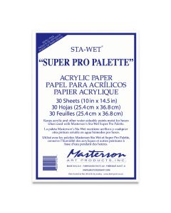 Sta-Wet Super Pro Palette Acrylic Paper