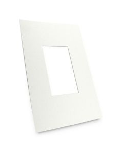 Perfect Show White Single Mat, Acid-Free, 11" x 14"