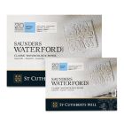 Saunders Waterford Cold Press (White) Watercolor Paper 300g (140 lb) 22x30  inch Sheet - Pack of 10