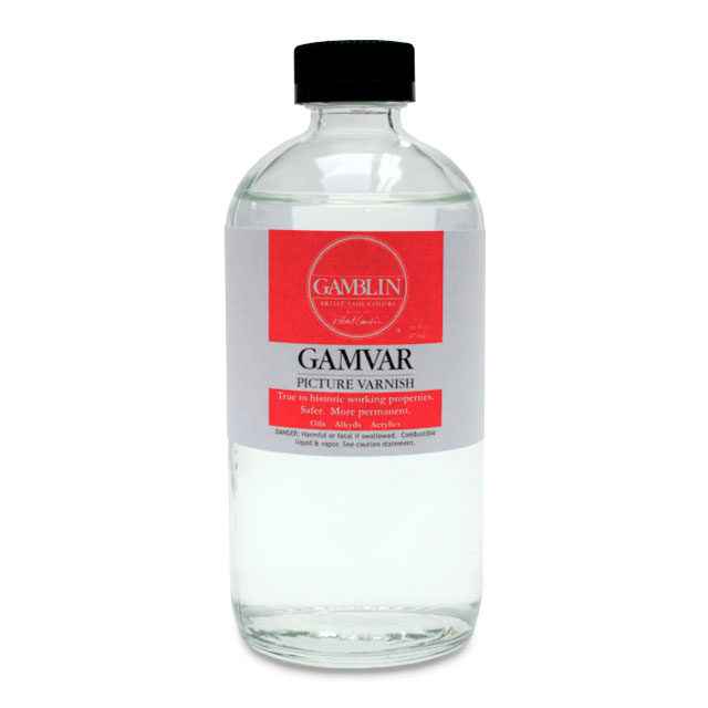 Gamblin Gamvar Picture Varnish 16oz Bottle by Gamblin 