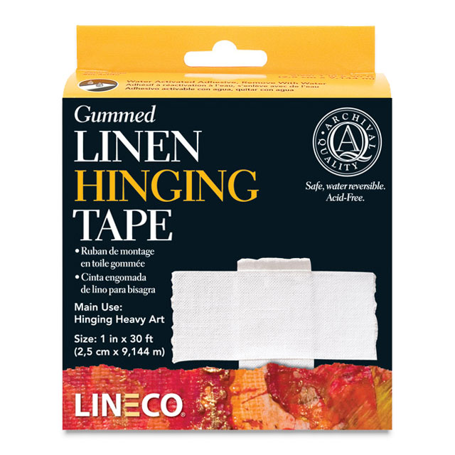 Self-Adhesive Archival Quality Lineco Linen Hinging Tape