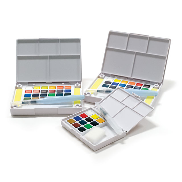 Sakura Koi Watercolor Pocket Field Sketch Box Set, 12-Colors