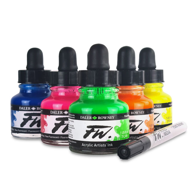 12 Pack: Daler-Rowney® FW Acrylic Artists' Ink