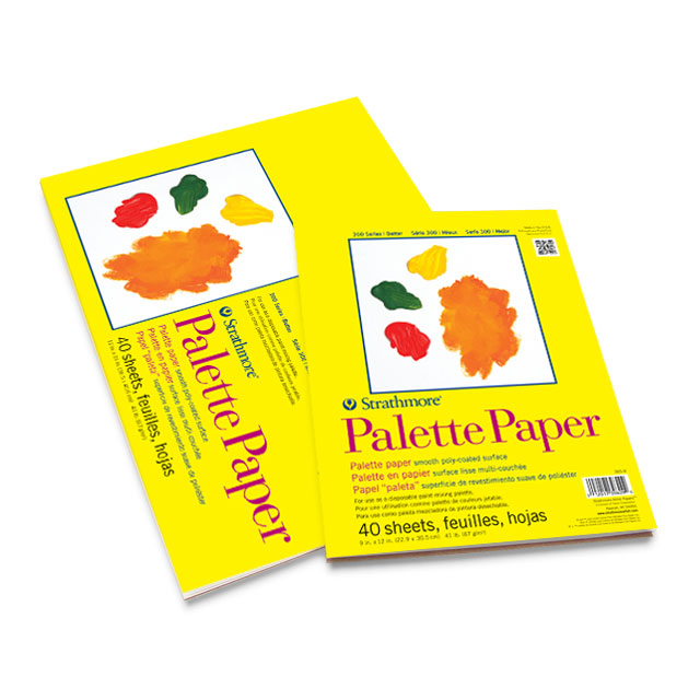 Disposable Palette Pad, 9 x 12, 40 Sheets - Pack of 2