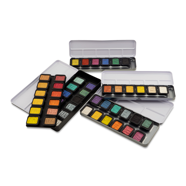 Artist Mica Pearlescent Watercolor Sets