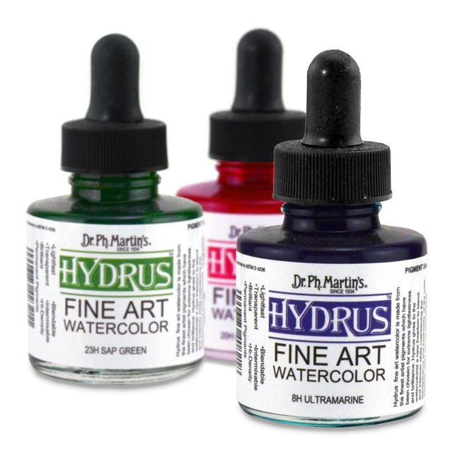 Hydrus Fine Art Liquid Watercolor and Sets