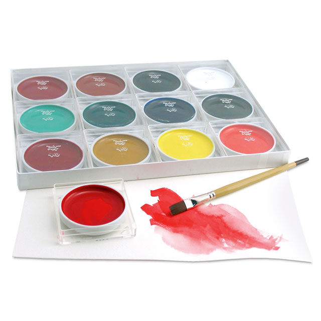 Artist Set, Ceramic Paint Palette, Watercolor Palette Set, Ceramic  Watercolor Palette, Brush Holder Water Cup Paint Palette 