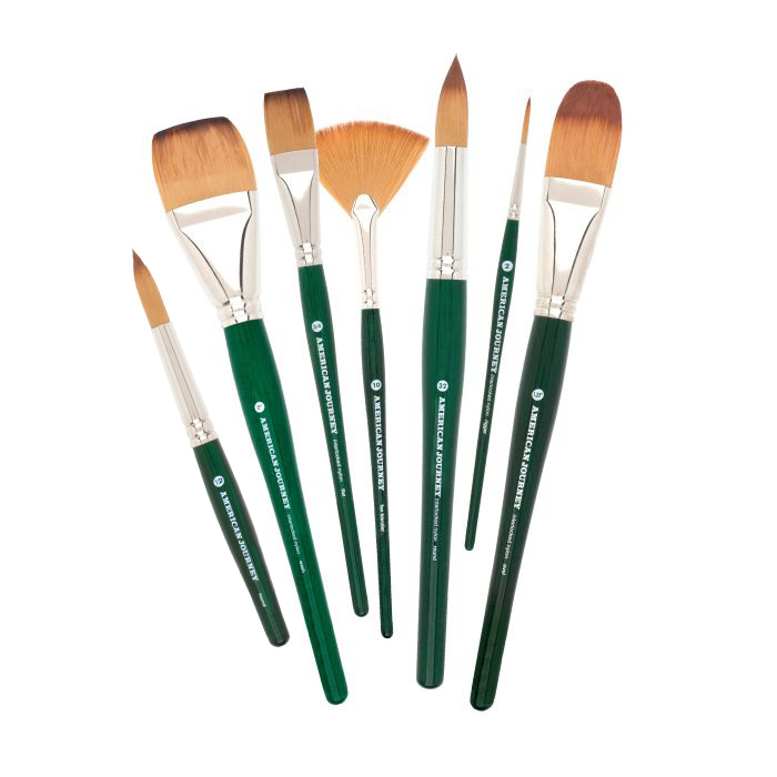 NEW 4 in. Flat Cut Oil Polyester/Natural Bristle Blend Paint Brush LARGE