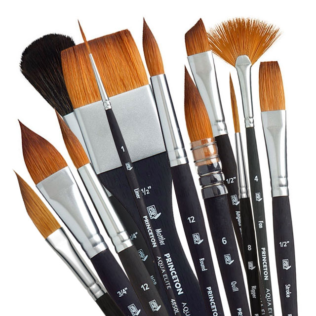 Princeton Series 7050 Kolinsky Sable Brushes