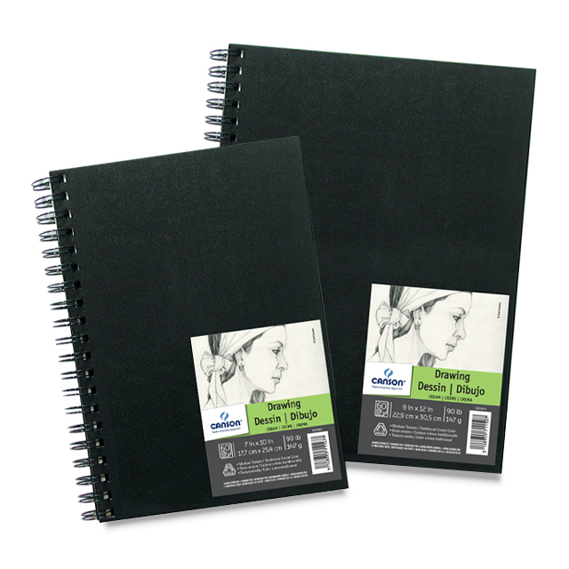 4 Sketching and Drawing Paper Pads, Spiral Bound Sketch, Draw