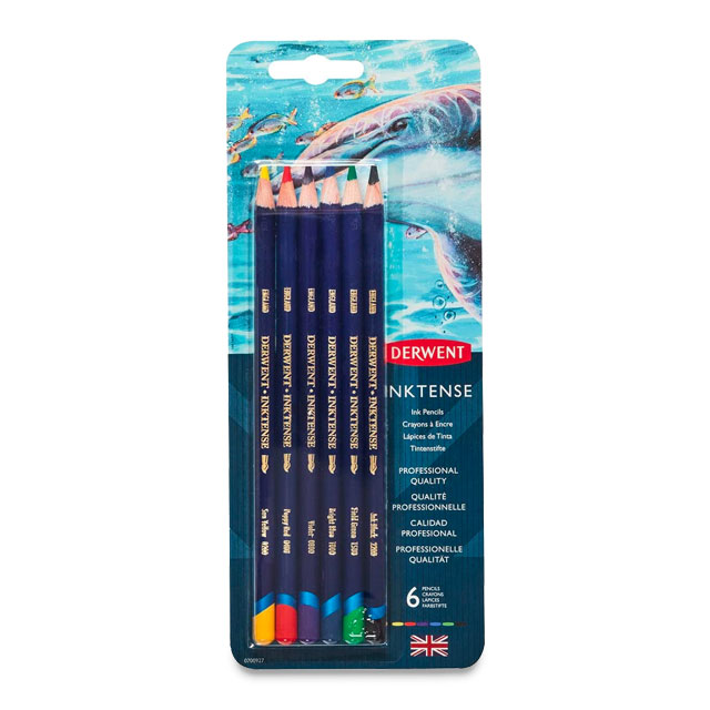 Derwent® Inktense Watercolor Pencil Set (12-pc) – The Yard Art Supplies