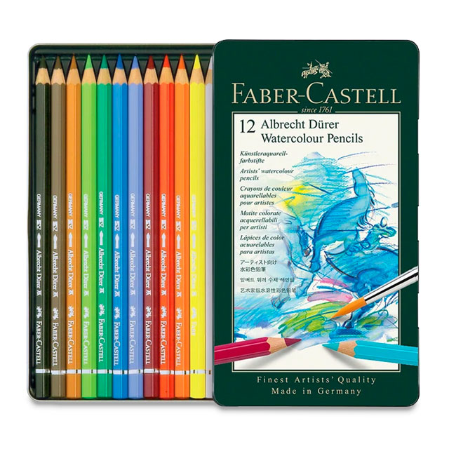Faber Castell Albrecht Durer Watercolor Pencil Set - Tin of 24