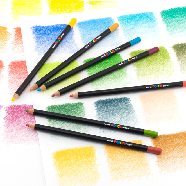 uni® POSCA® Oil-Based Colored Pencils (36 Pack)