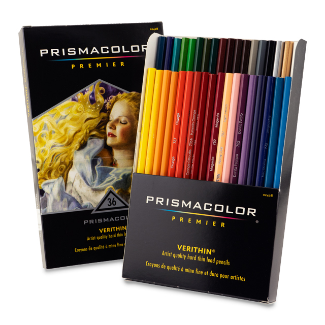 Prismacolor Premier Verithin Colored Pencils 12 Set