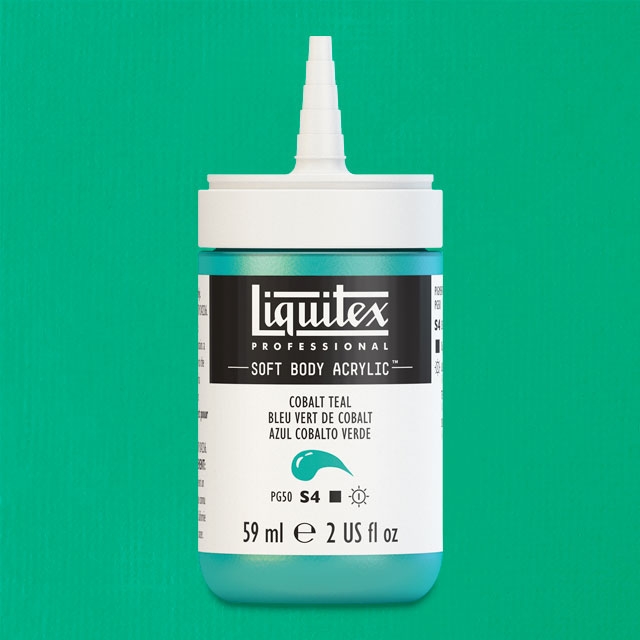 Liquitex Professional Soft Body Acrylic Cobalt Teal 2oz/59ml