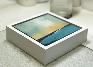 Abstract Landscape in a Frame
