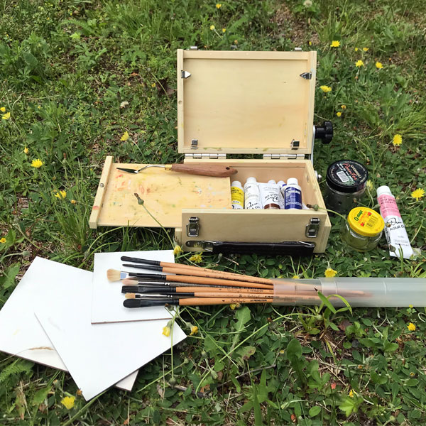 A Simple Plein Air Oil Painting Set Up